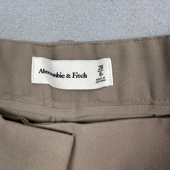 Abercrombie & Fitch Pants Women's 28/6 Sloan Tailored Wide Leg Pleated High Rise - Picture 2 of 11